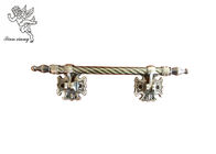 Античный латунный стиль Замак Декоратио Европы ручки ларца металла с стальной трубкой извива
